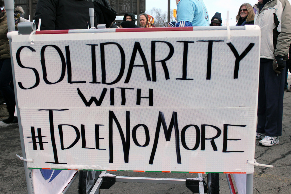 Solidarity with Idle No More